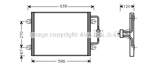 AVA QUALITY COOLING Kondensaator,kliimaseade RTA5256